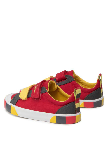Clarks Кецове Foxing Lo K 261665707 S Red Combi - Mera.bg