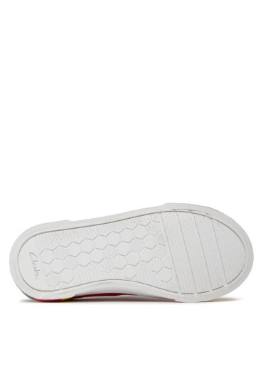 Clarks Кецове Foxing Lo K 261665707 S Red Combi - Mera.bg