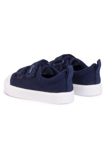 Clarks Кецове City Bright T 261490877 Navy Canvas - Mera.bg