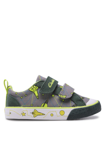 Clarks Кецове Foxing Lo K 261643656 M Grey Interest - Mera.bg