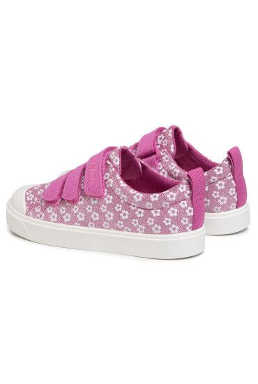 Clarks Кецове City Vibe K 261491186 Pink Floral - Mera.bg