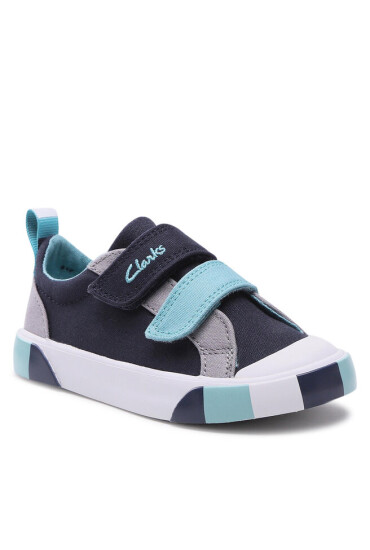 Clarks Кецове Foxing Lo K 261648327 M Navy Combi - Mera.bg