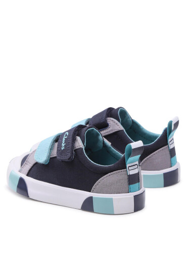 Clarks Кецове Foxing Lo K 261648327 M Navy Combi - Mera.bg