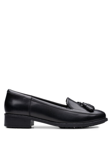 Clarks лоуфъри с дебела подметка Havisham Edge 26178703 Черен - Mera.bg