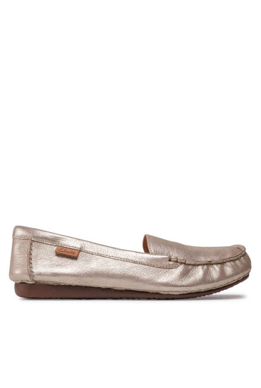 Clarks Мокасини Freckle Walk 261657474 Champagne Leather - Mera.bg
