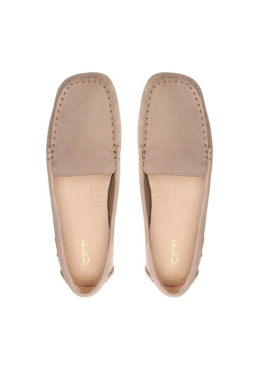Clarks Мокасини Freckle Walk 261657464 Sand Nubuck - Mera.bg