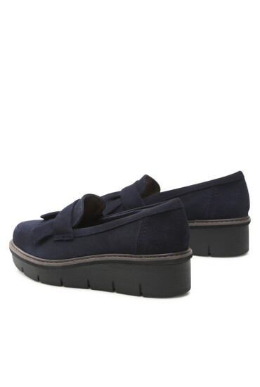 Clarks Обувки Airabell Slip 261633314 Navy Suede - Mera.bg