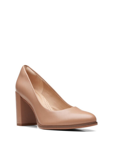 Clarks Обувки на ток Freva85 26170968 Кафяв - Mera.bg