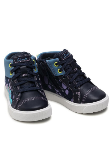 Clarks Зимни обувки City Scare T 261576757 Тъмносин - Mera.bg