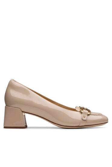 Clarks Обувки на ток Nyta45 Court 26181319 Бежов - Mera.bg