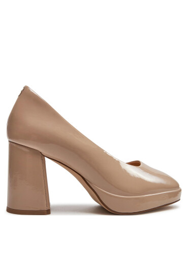 Clarks Обувки на ток Zoya85 Court 26176365 Бежов - Mera.bg