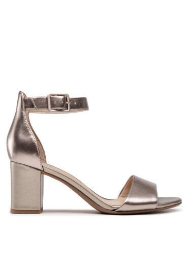Clarks Сандали Deva Mae 261330324 Pewter Leather - Mera.bg