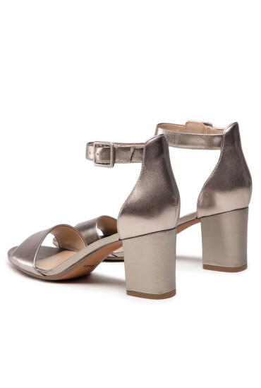 Clarks Сандали Deva Mae 261330324 Pewter Leather - Mera.bg