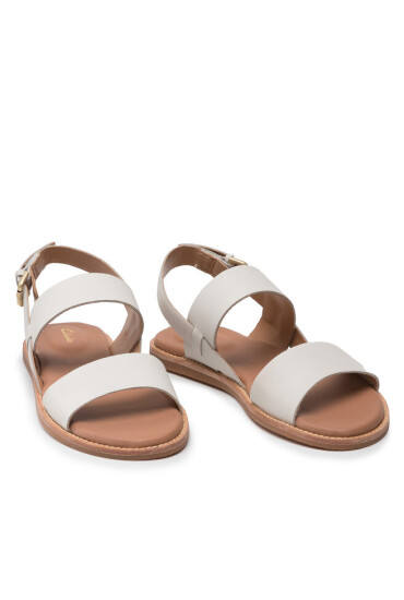 Clarks Сандали Karsea Strap 261644444 Бял - Mera.bg