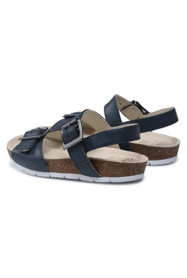 Clarks Сандали River Sand K 261566507 Navy Leather - Mera.bg