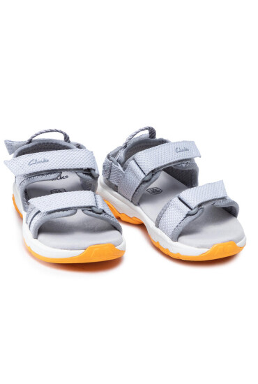 Clarks Сандали Expo Sea T 261576707 Grey Synthetic - Mera.bg