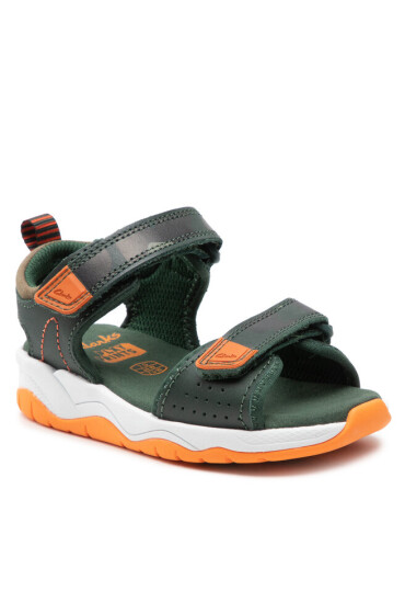 Clarks Сандали Clowder Print K 261661237 Khaki Combi - Mera.bg
