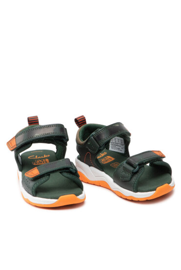 Clarks Сандали Clowder Print K 261661237 Khaki Combi - Mera.bg