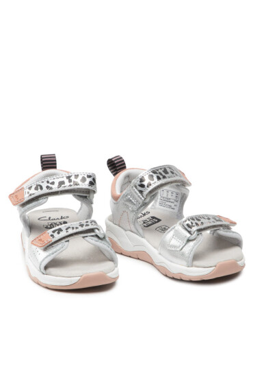 Clarks Сандали Clowder Print K. 261661276 Silver - Mera.bg