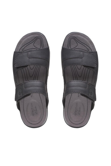Clarks Сандали Crestview Easy 26164772 Black Leather - Mera.bg