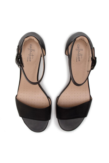 Clarks Сандали Deva Mae 261400074 Black Leather - Mera.bg