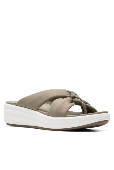 Clarks Сандали Drift Ave 26169910 Olive Interest - Mera.bg