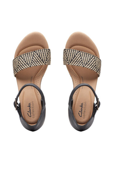 Clarks Сандали Rose Ease 26171324 Черен - Mera.bg