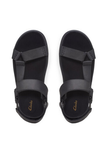 Clarks Сандали Sunder Range 26171886 Black Leather - Mera.bg