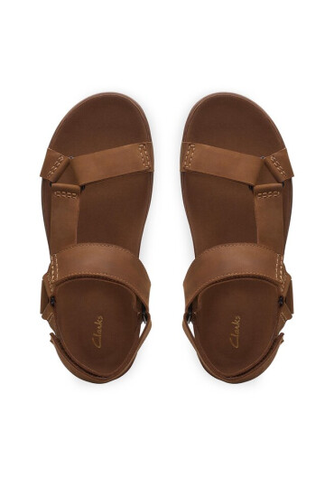 Clarks Сандали Sunder Range 26171888 Tan Leather - Mera.bg