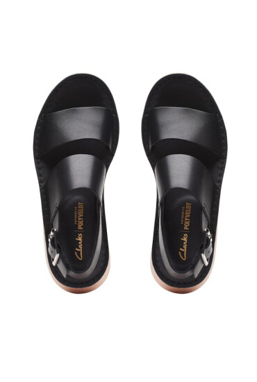 Clarks Сандали Velhill Strap Черен - Mera.bg