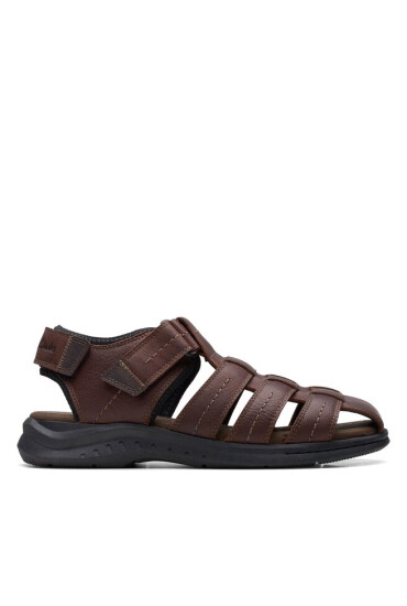 Clarks Сандали Walkford Fish 26171794 Brown Tumb - Mera.bg