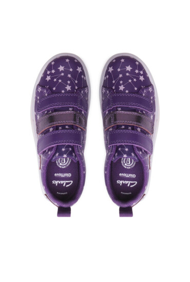 Clarks Сникърси Flare Fly K. 261648096 S Purple - Mera.bg
