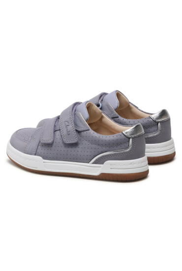 Clarks Сникърси Fawn Solo K 261589777 Light Blue Leather - Mera.bg