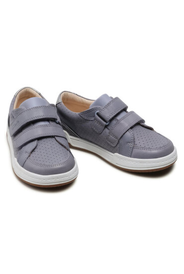 Clarks Сникърси Fawn Solo K 261589777 Light Blue Leather - Mera.bg