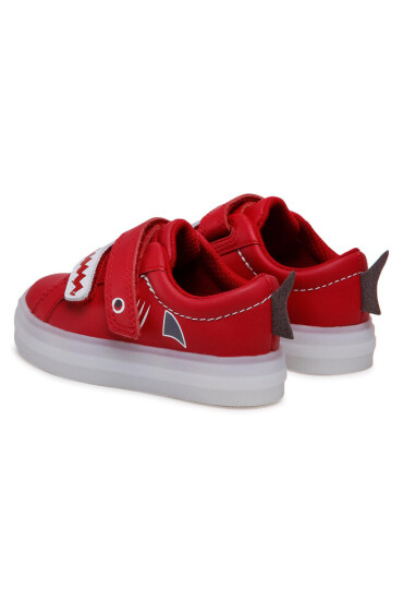 Clarks Сникърси Flarescalelo T 261580727 Red Leather - Mera.bg