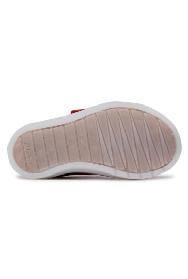 Clarks Сникърси Flarescalelo T 261580727 Red Leather - Mera.bg