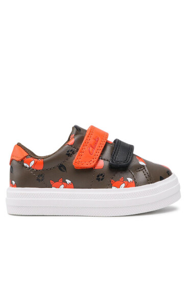 Clarks Сникърси Nova Early T 261619347 Khaki Combi - Mera.bg