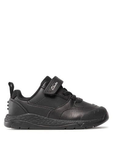 Clarks Сникърси Steggy Stride K 261751406 Черен - Mera.bg