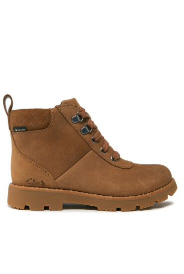 Clarks Зимни обувки Heath Go Gtx Gore-Tex 261626797 Кафяв - Mera.bg