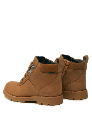 Clarks Зимни обувки Heath Go Gtx Gore-Tex 261626797 Кафяв - Mera.bg