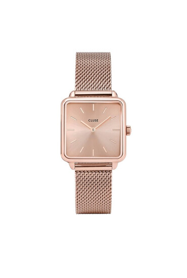 Cluse Часовник La Tétragone CW0101207009 Mesh Full Rose Gold Colou - Mera.bg