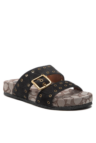Coach Чехли Ally Suede CA460 Black/Oak - Mera.bg