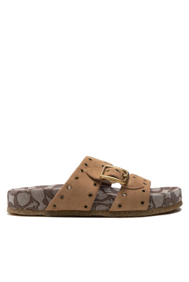 Coach Чехли Ally Suede CA460 Peanut/Oak - Mera.bg
