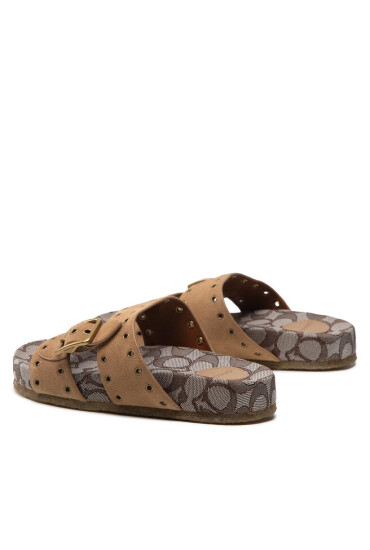 Coach Чехли Ally Suede CA460 Peanut/Oak - Mera.bg