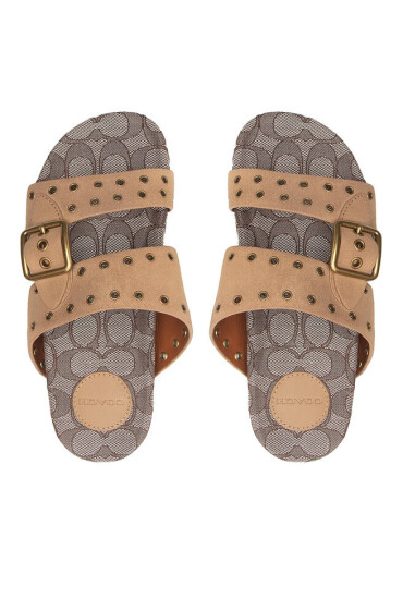 Coach Чехли Ally Suede CA460 Peanut/Oak - Mera.bg
