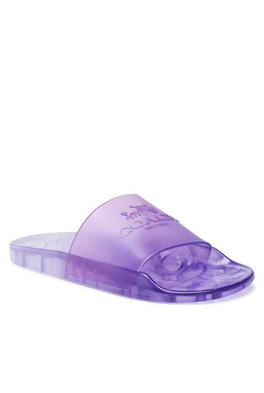 Coach Чехли Ulyssa Rubber Slide C3068 Violet - Mera.bg
