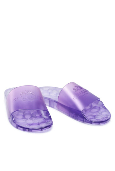 Coach Чехли Ulyssa Rubber Slide C3068 Violet - Mera.bg