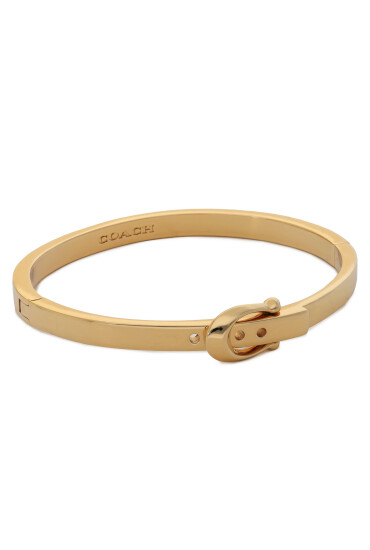 Coach Гривна C Buckle Hinged Bangle Bracelet 37341898GLD710 Златист - Mera.bg