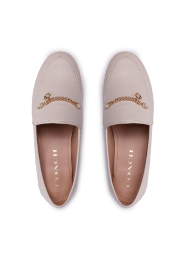 Coach лоуфъри с дебела подметка Hanna Loafer CB989 Бежов - Mera.bg
