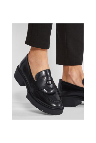 Coach лоуфъри с дебела подметка Leah Loafer CB990 Черен - Mera.bg